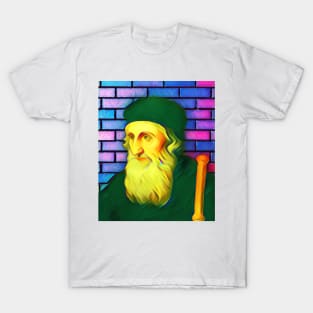 John Wycliffe Colourful Portrait | John Wycliffe Artwork 7 T-Shirt